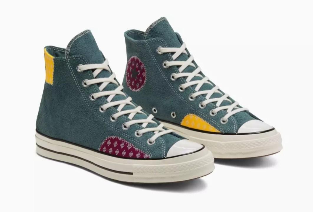 converse chuck 7 patchwork plimsolls