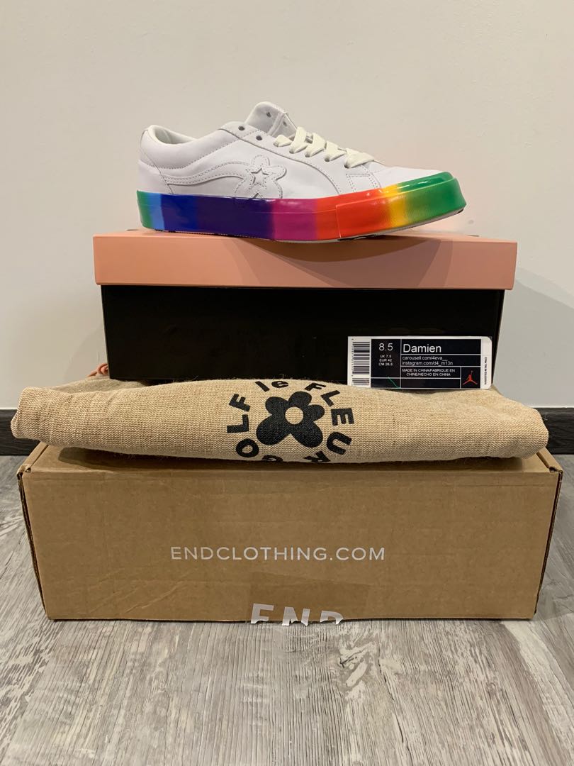 Converse x Golf Le Fleur Ox Rainbow Men s Fashion Footwear