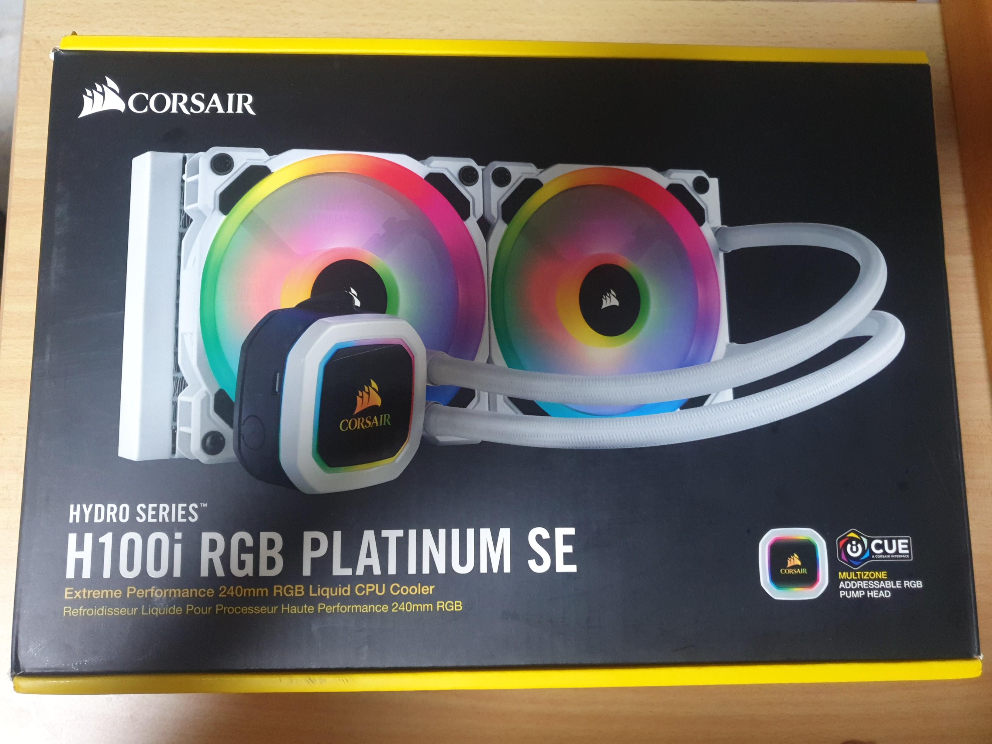 Corsair H100i RGB SE, & Parts Accessories, Computer Parts on Carousell