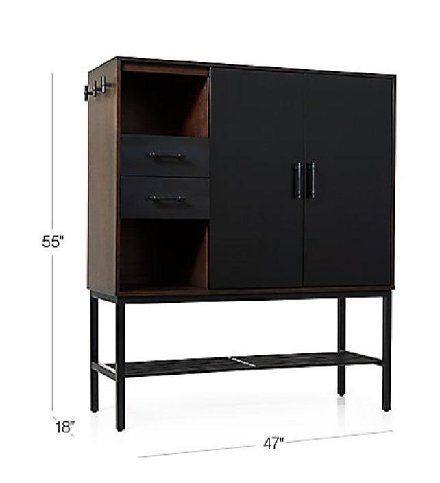 Tatum entryway discount shoe storage cabinet