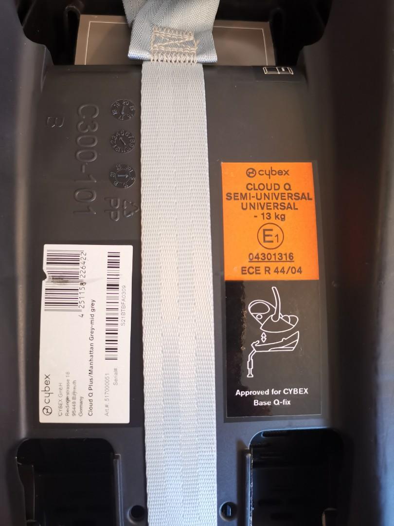 Cybex Cloud Q Car Seat Carrier Car Base Babies Kids Strollers Bags Carriers On Carousell