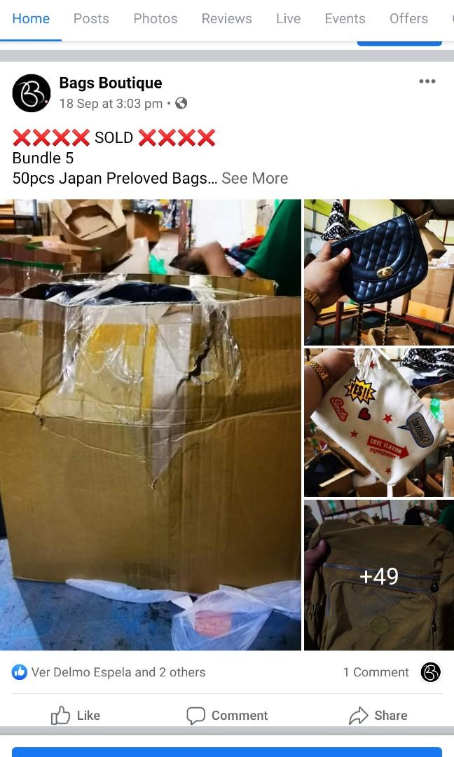 japan preloved bags supplier