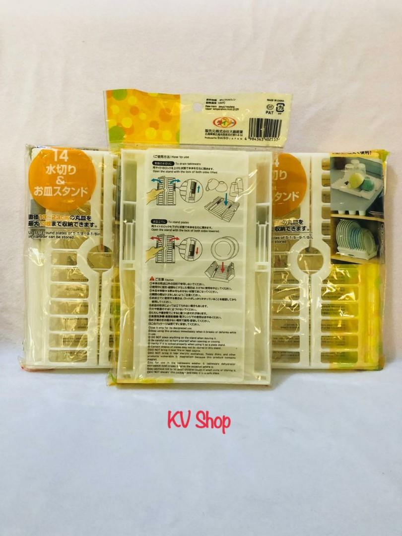 Dish Rack & Drainer Daiso Japan, Kitchen & Appliances di Carousell