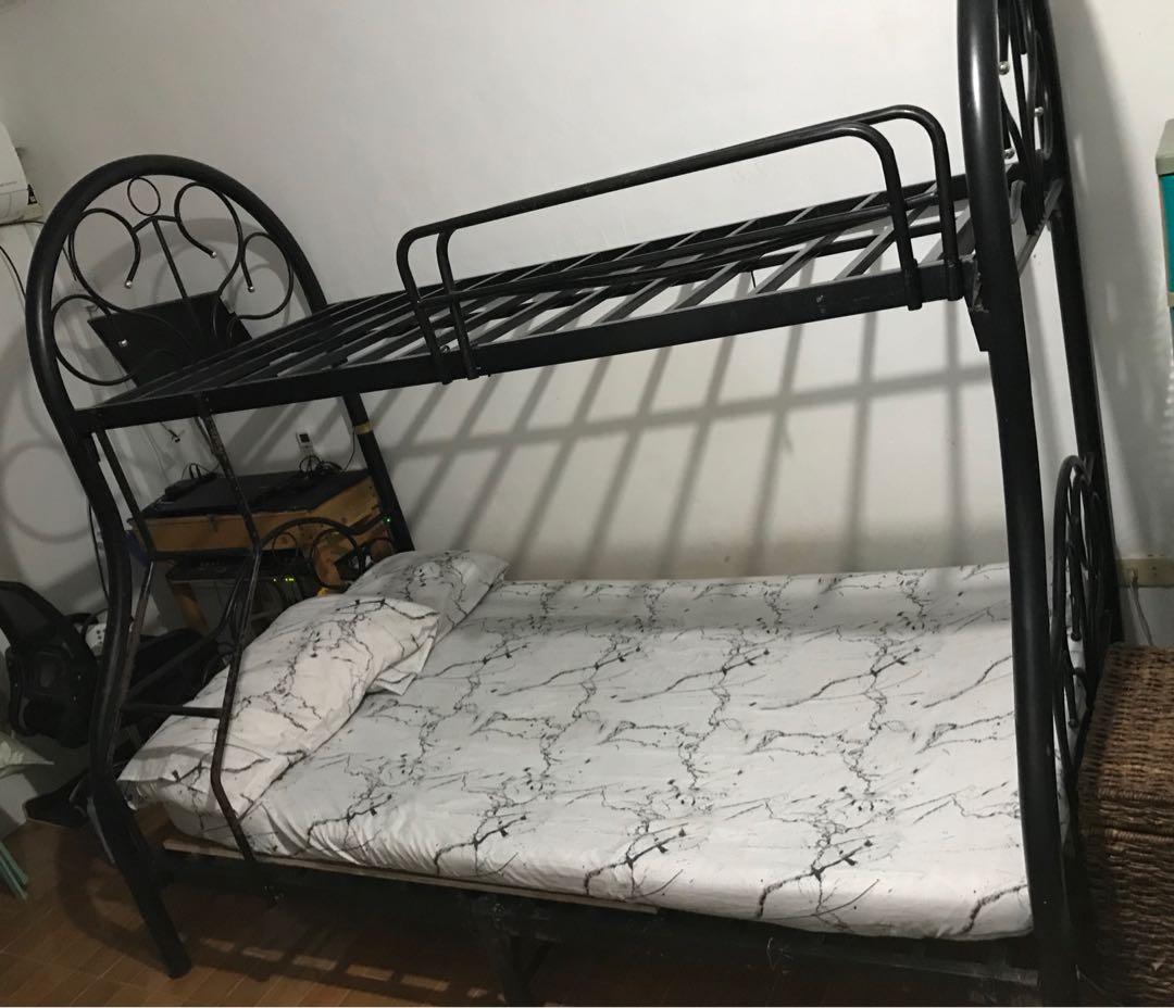 Second hand double deck bed frame outlet for sale