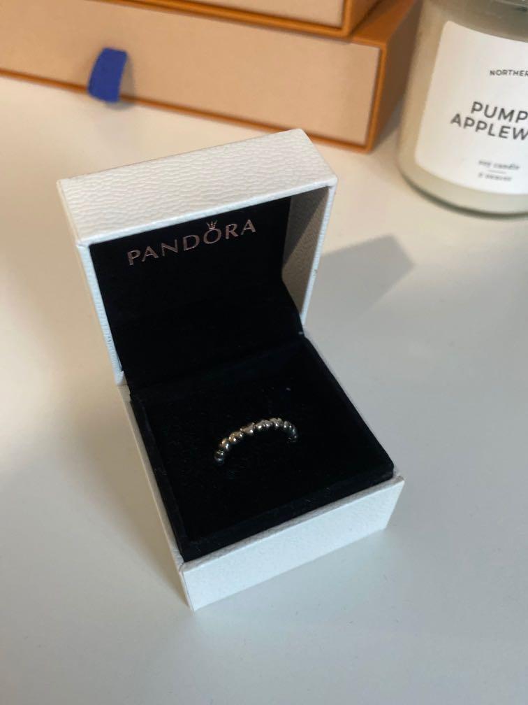 EUC Pandora Heart Ring (size 5), Women 