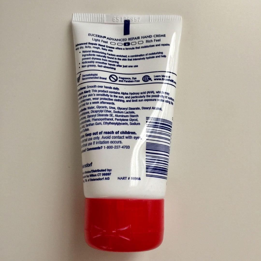eucerin advanced repair hand creme
