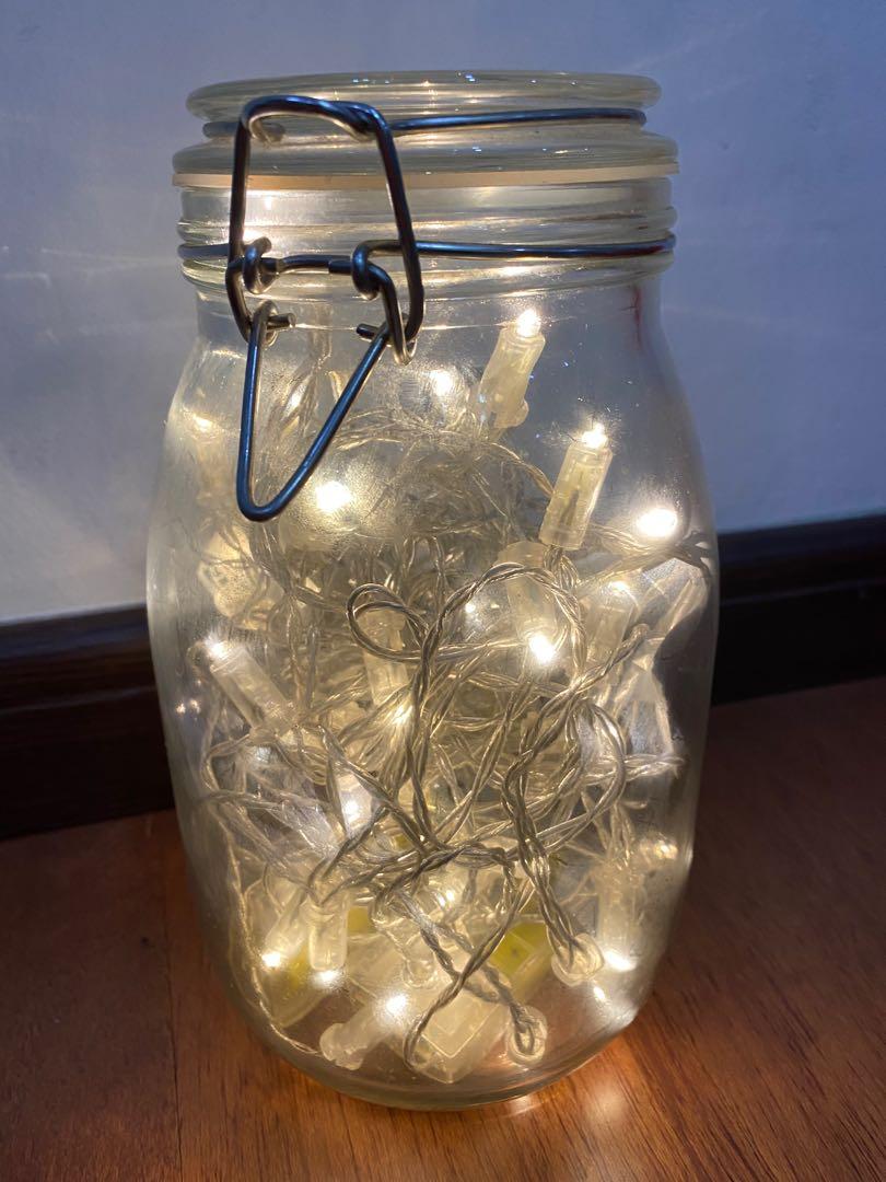 Fairy light mason jar clearance ikea