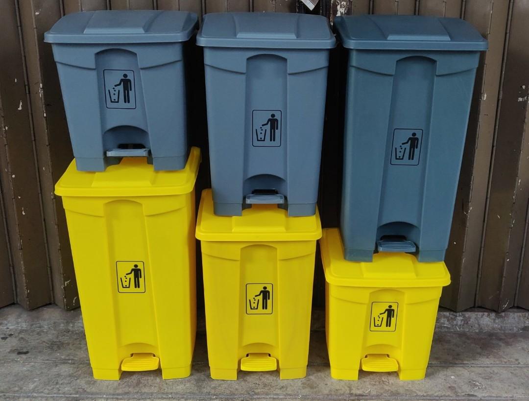 Foot Pedal Trash Bins, Furniture & Home Living, Cleaning & Homecare