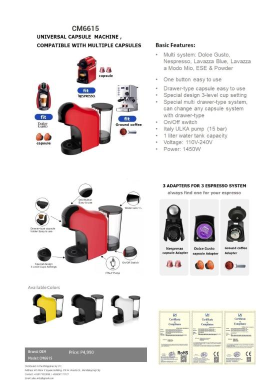 Automatic Coffee Machines Tv Home Appliances Kitchen Appliances Coffee Machines Makers On Carousell