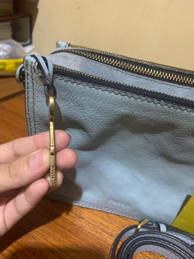 Fossil campbell best sale crossbody horizon blue