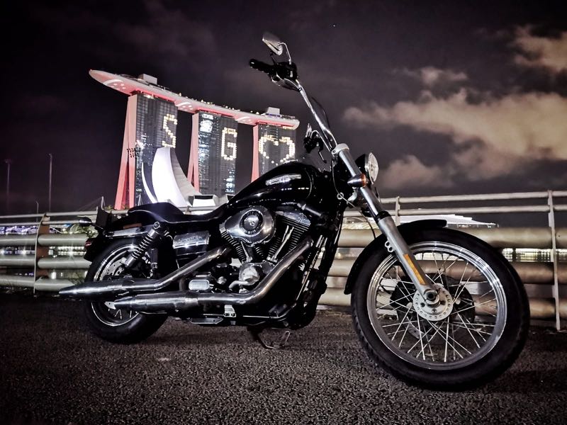 custom dyna exhaust