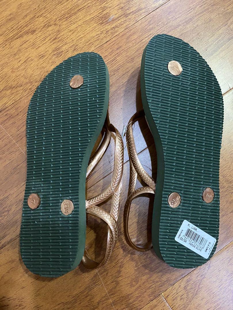 Havaianas Luna Sandals olive green
