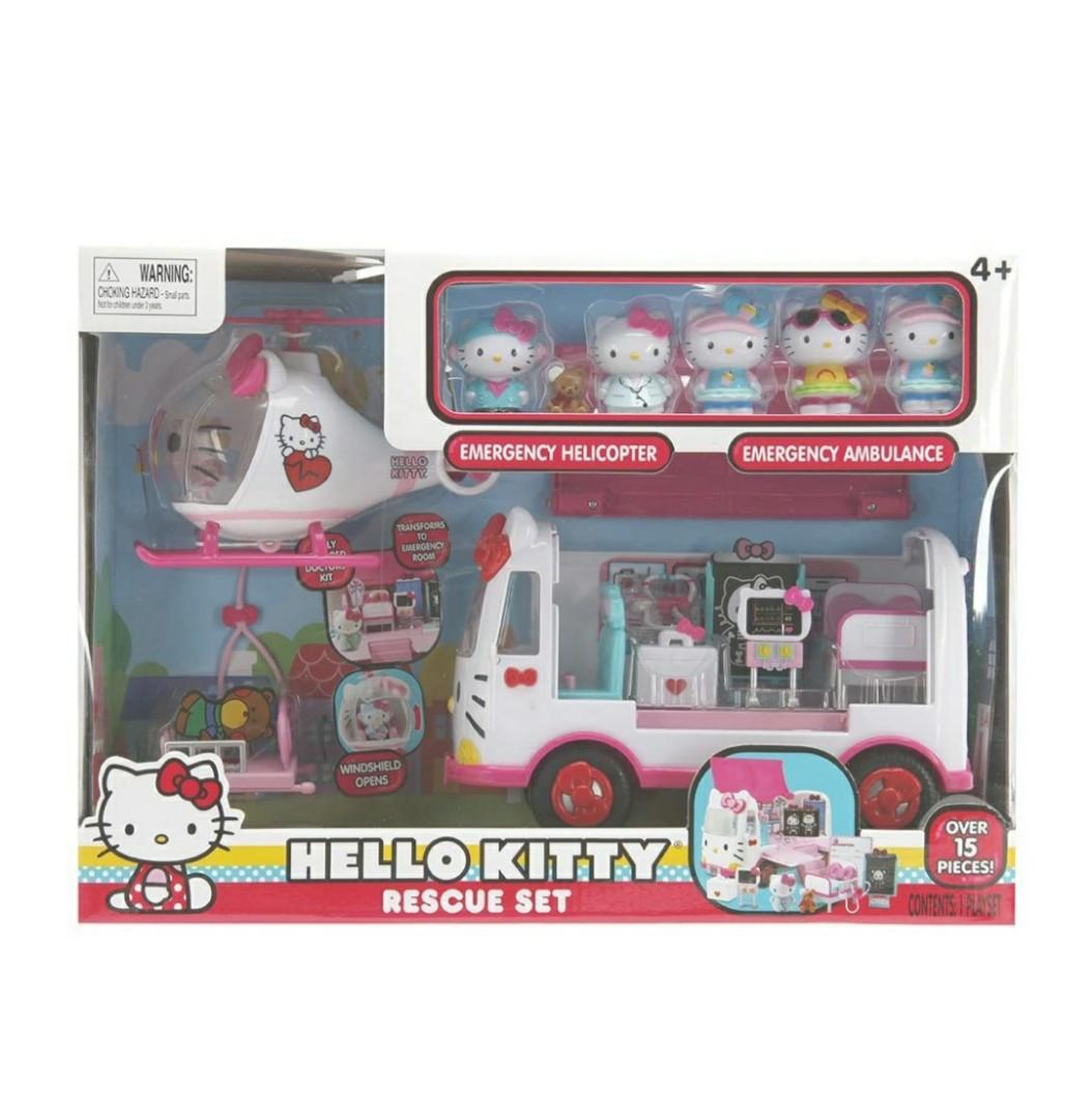 Hello kitty helicopter and ambulance best sale