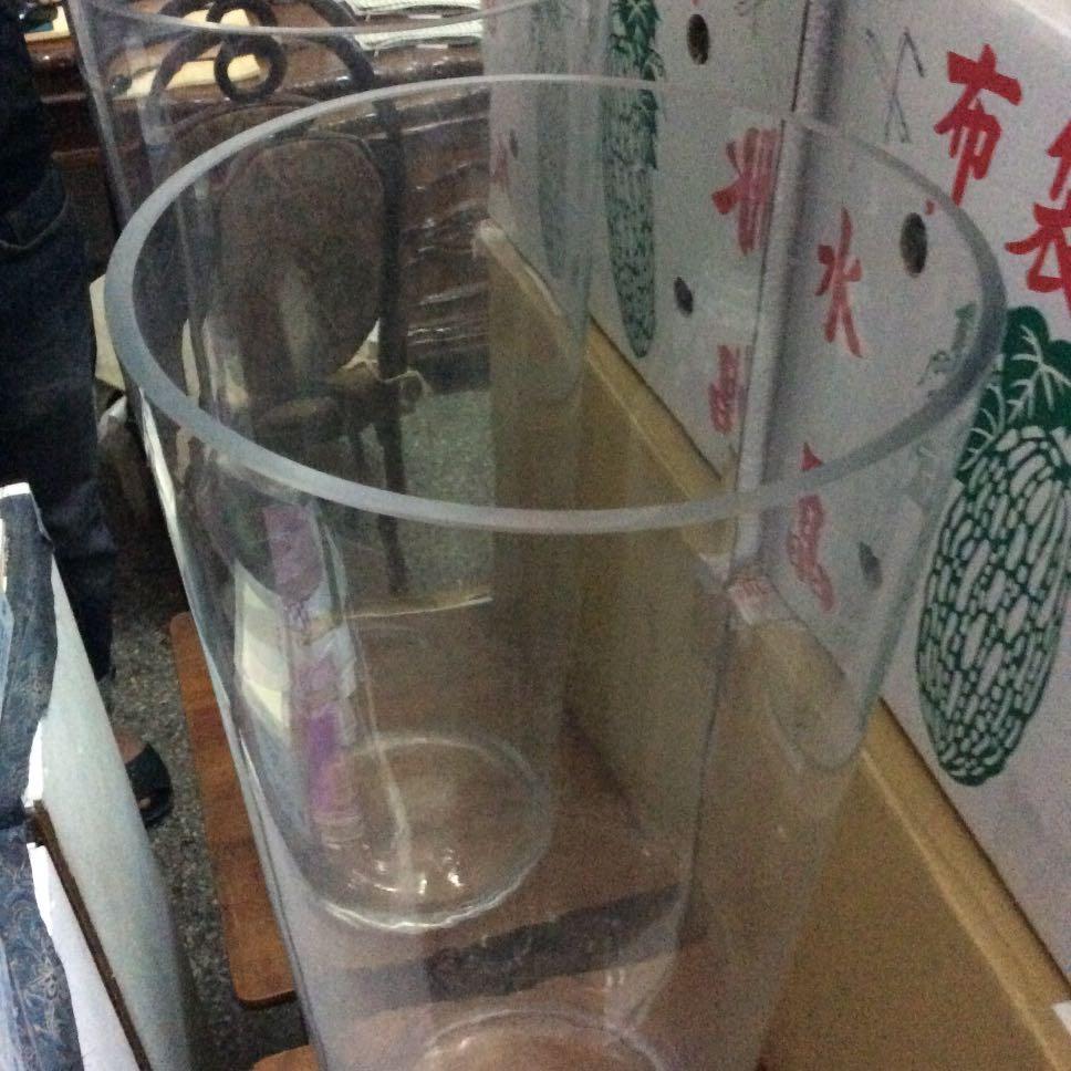 Ikea 波蘭進口 大型玻璃花器 玻璃花瓶 透明玻璃圓形花器 也可以當魚缸 居家生活 家飾在旋轉拍賣