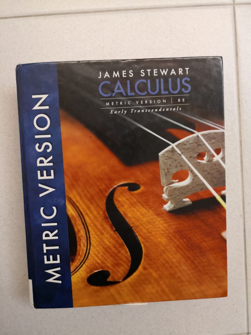 James Stewart Calculus 8th Edition, Hobbies & Toys, Books & Magazines