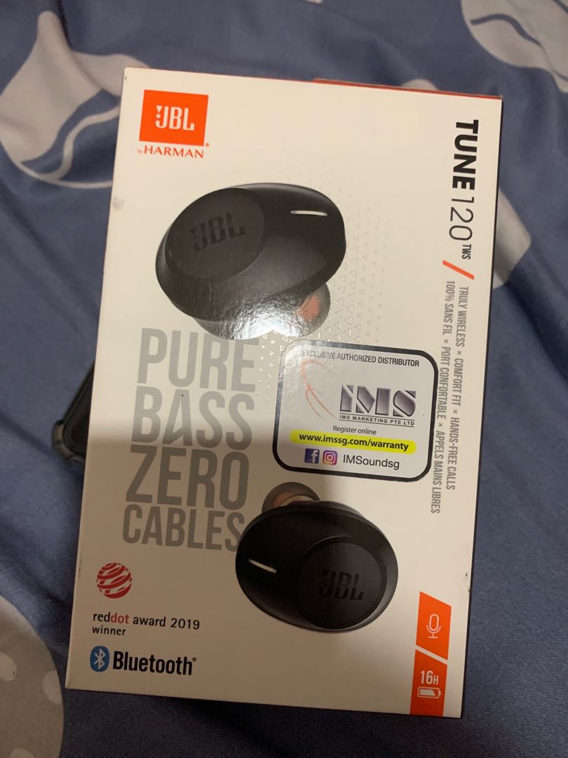 JBL TUNE120TWS wireless headphone, Audio, Earphones on Carousell