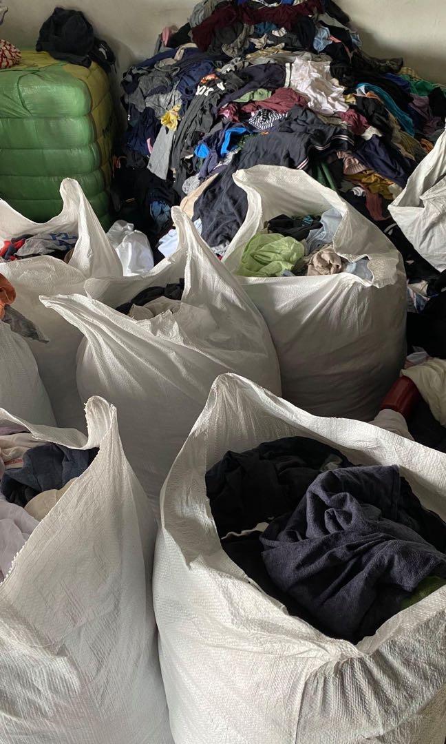 Kain Buruk, Cotton Rag, Kain Lap Tangan Untuk Kilang, Bengkel ...