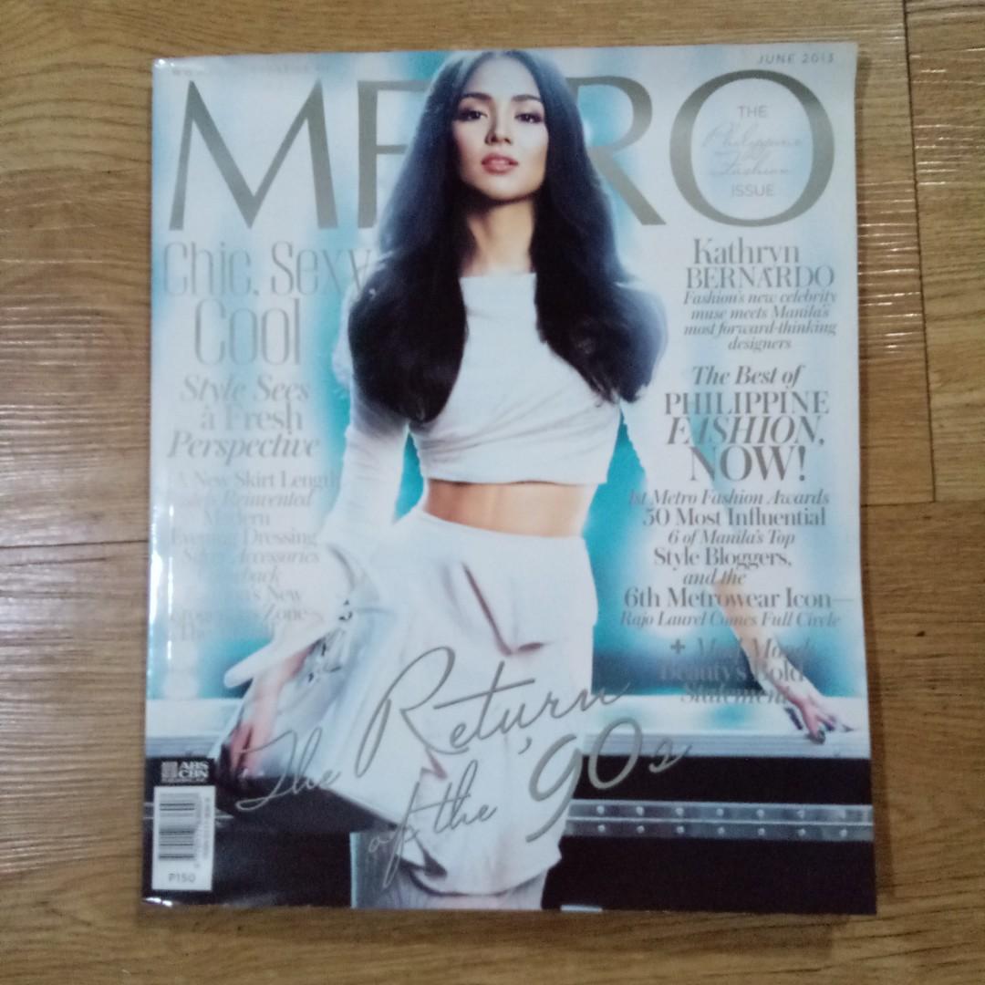 Kathryn Bernardo - Metro Magazine Junr 2013 (Category: Magazines) located in Taguig. Submitted by garagesale_ph (Listing ID 1040157399, Image 1). Description: bpi,bdo,gcash.