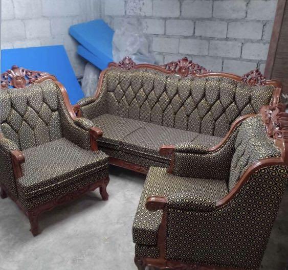 KING LOUIE SOFA SET, Furniture & Home Living, Furniture, Sofas on Carousell