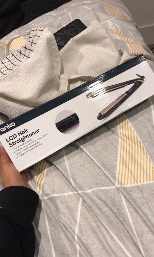 Kmart lcd hair straightener cheap
