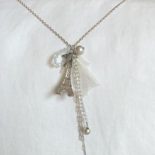 Korean 🕊handmade Eiffel Tower long necklace