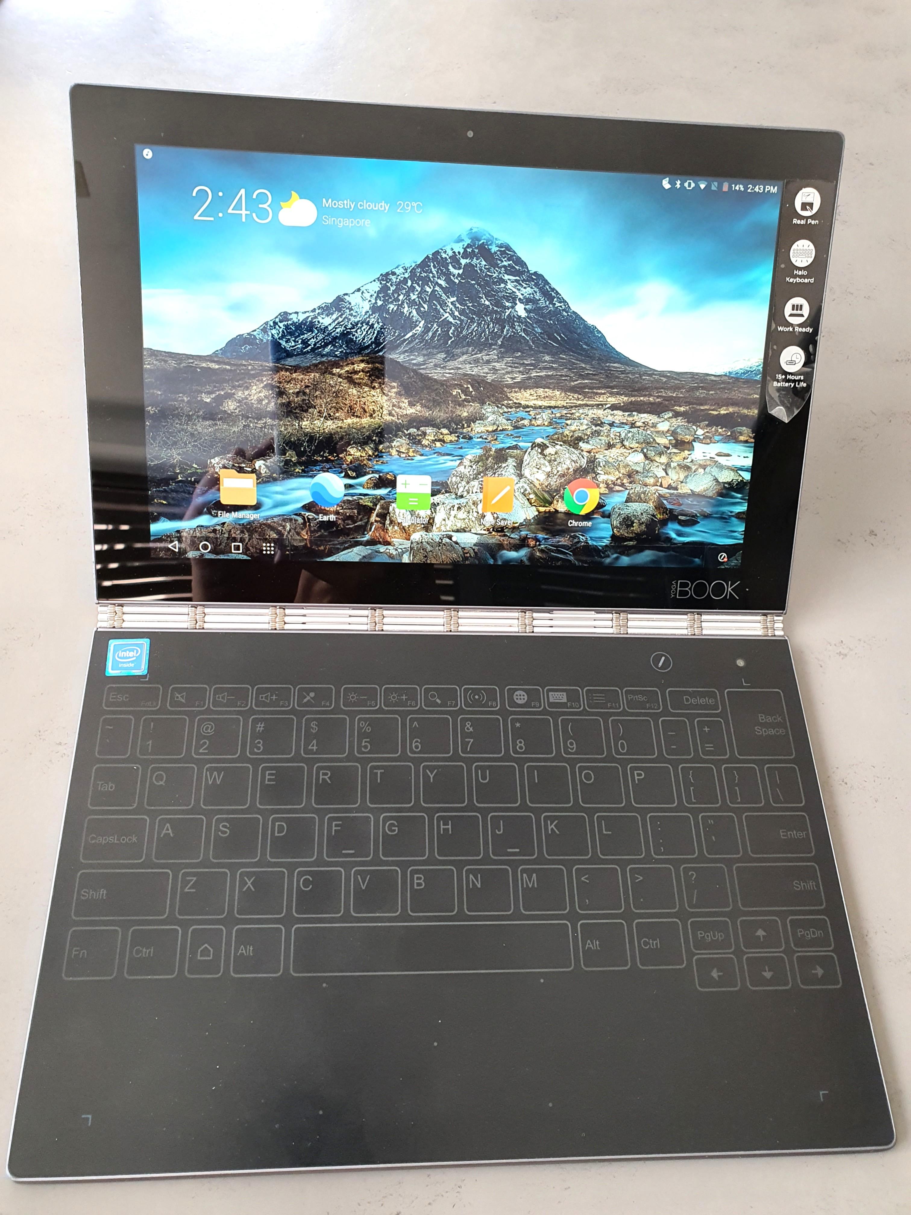 Lenovo Yoga Book Android Lte Version Mobile Phones Tablets Tablets On Carousell