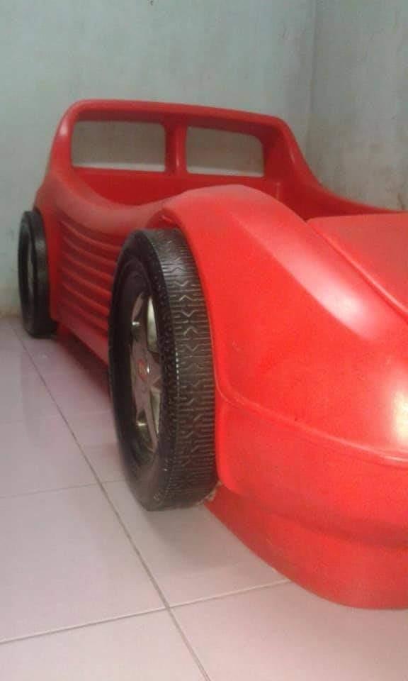 Little Tikes Car Bed Home Furniture Furniture Fixtures Beds Mattresses On Carousell