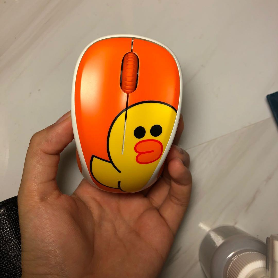 Logitech 羅技line Friends 聯名滑鼠m238限定版 送同款鼠墊 莎莉 電腦3c 電腦零件週邊在旋轉拍賣