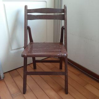 【MarsC】早期實木折疊（摺疊）椅.老木椅-最後一張（25062066）降價出清