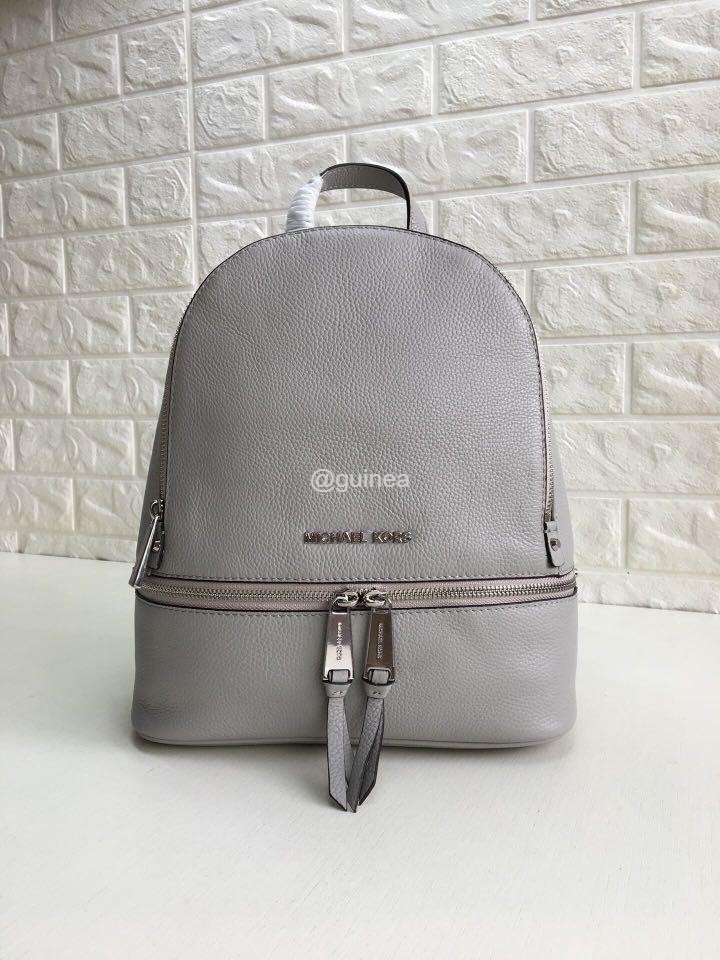 michael kors mk backpack mk grey backpack