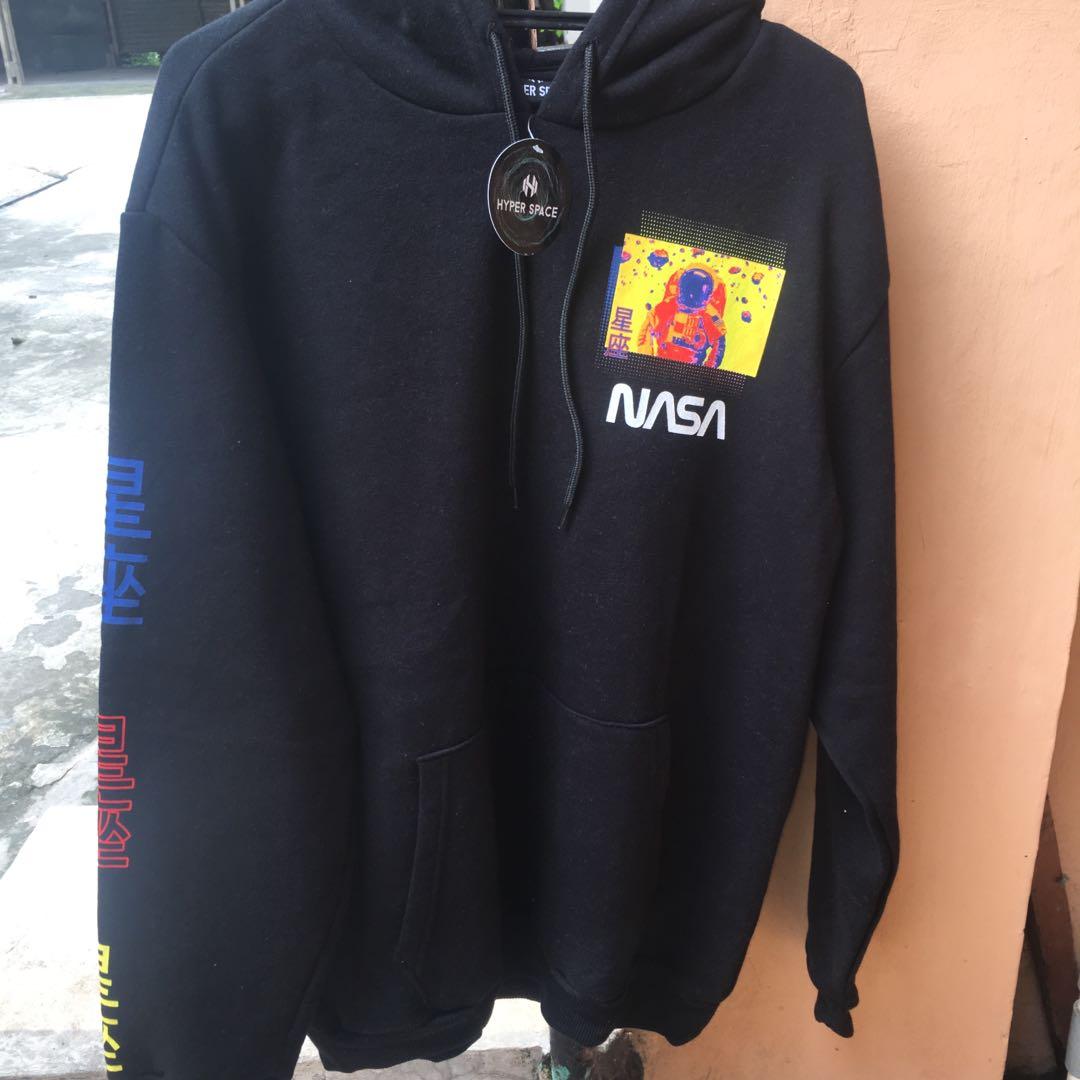 NASA hoodie by Hyperspace X Pacsun Fesyen Pria Pakaian Atasan