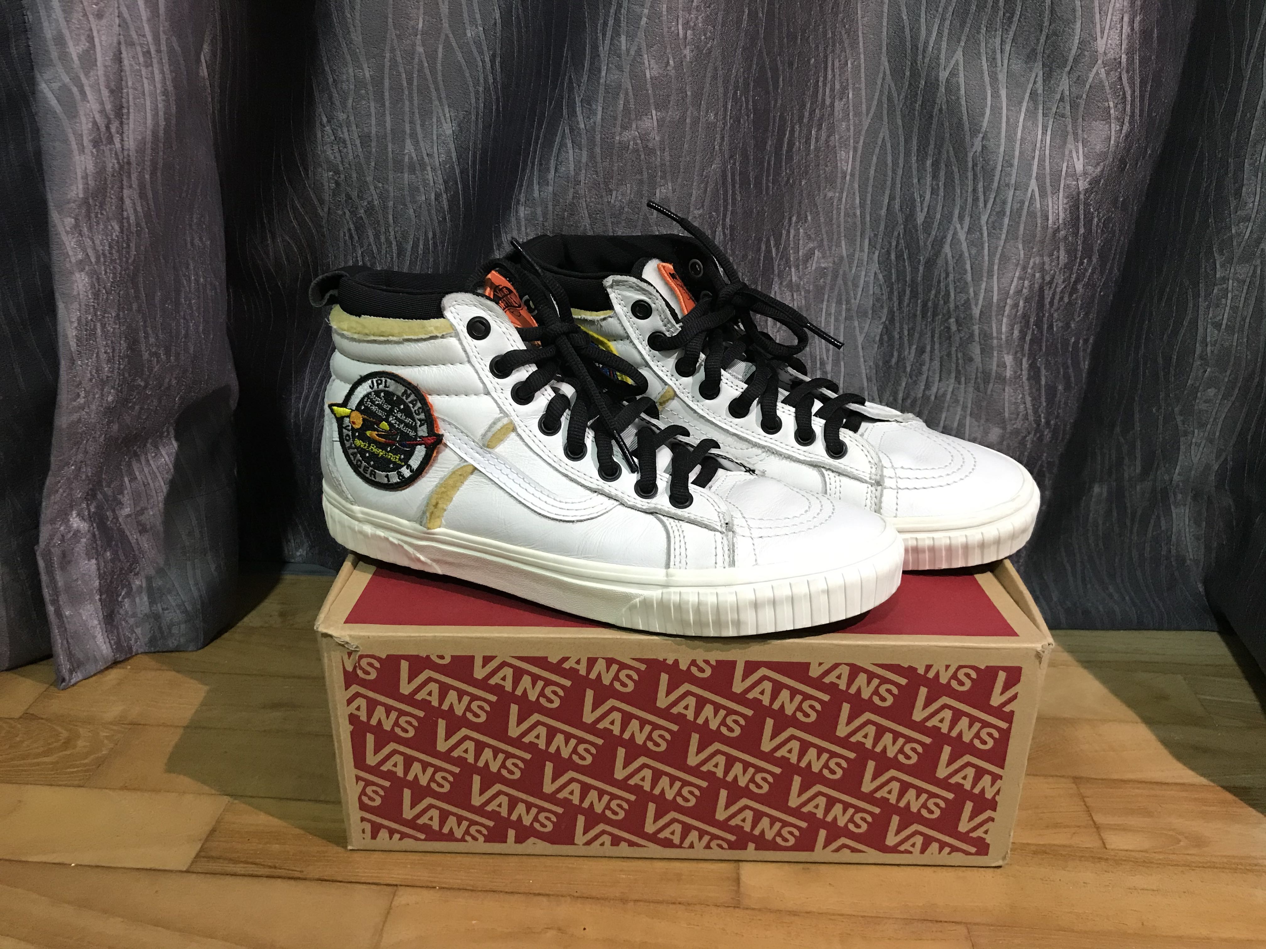 White top nasa vans
