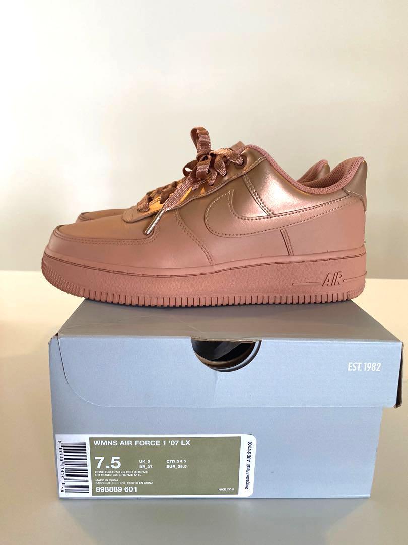 Nike AirForce 1 07'LX In Rose Gold 