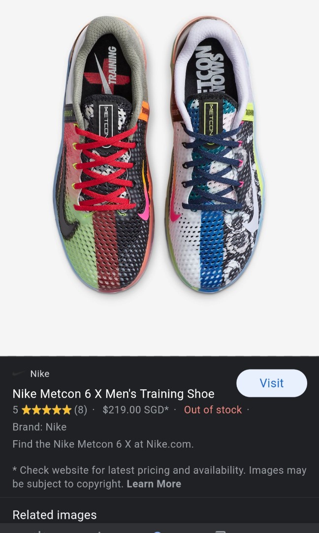 Nike metcon 6x, Men's Fashion, Footwear 