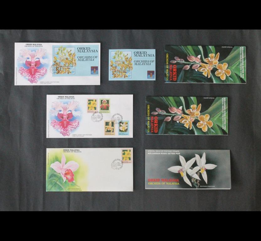Orchids Of Malaysia First Day Cover Antiques Stamps On Carousell