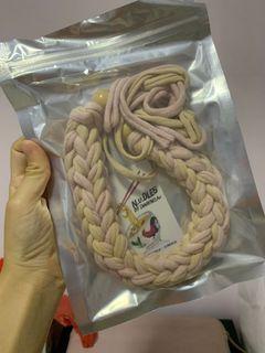 Pleated necklace