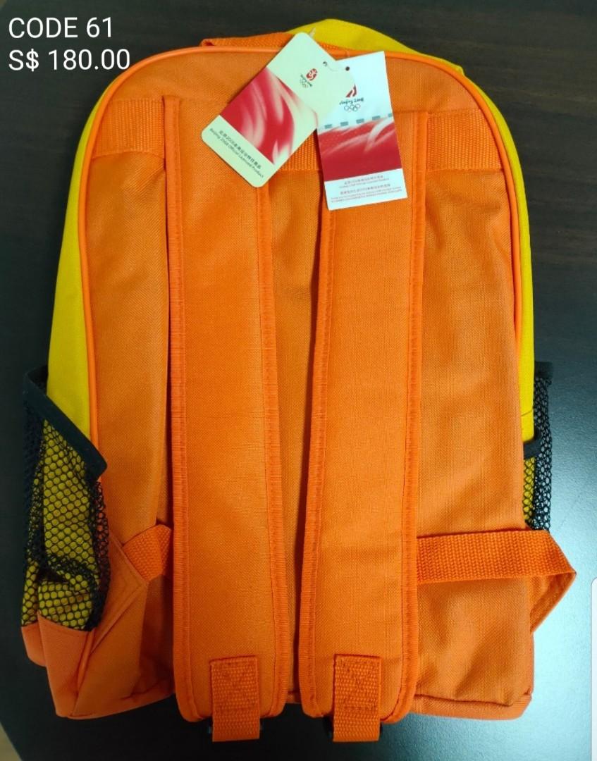 POPEYE & POPEYE'S WIFE, BEIJING 2008 OLYMPICS BACKPACK & COOLING BAG