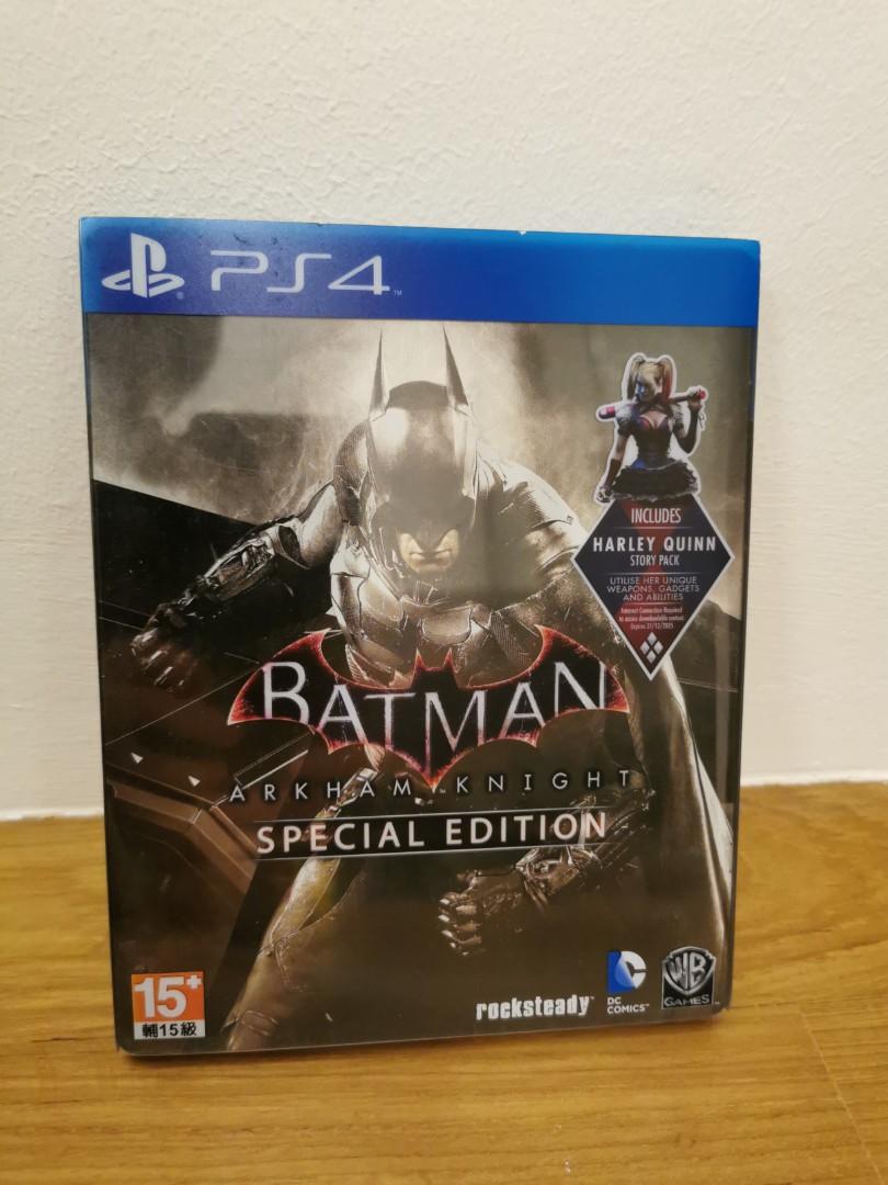 Ps4 Batman Arkham Knight Steel Case Video Gaming Video Games Playstation On Carousell