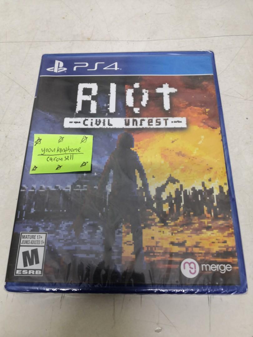 Ps4 New Sealed Riot Civil Unrest Video Gaming Video Games On Carousell