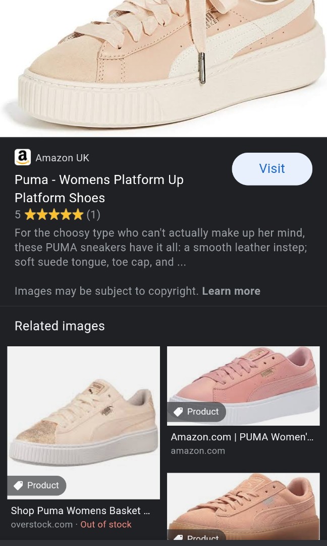 puma platform shoe