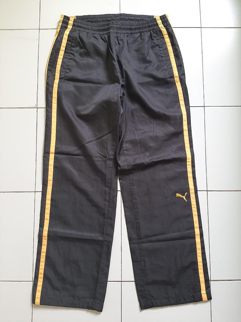 Puma Track Pants Black Men s Fashion Activewear on Carousell