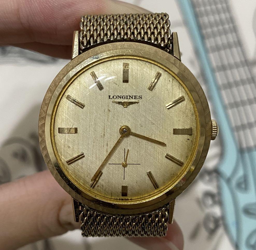 Rare Vintage Longines Cal 370 10k Gold Filled Watch Luxury
