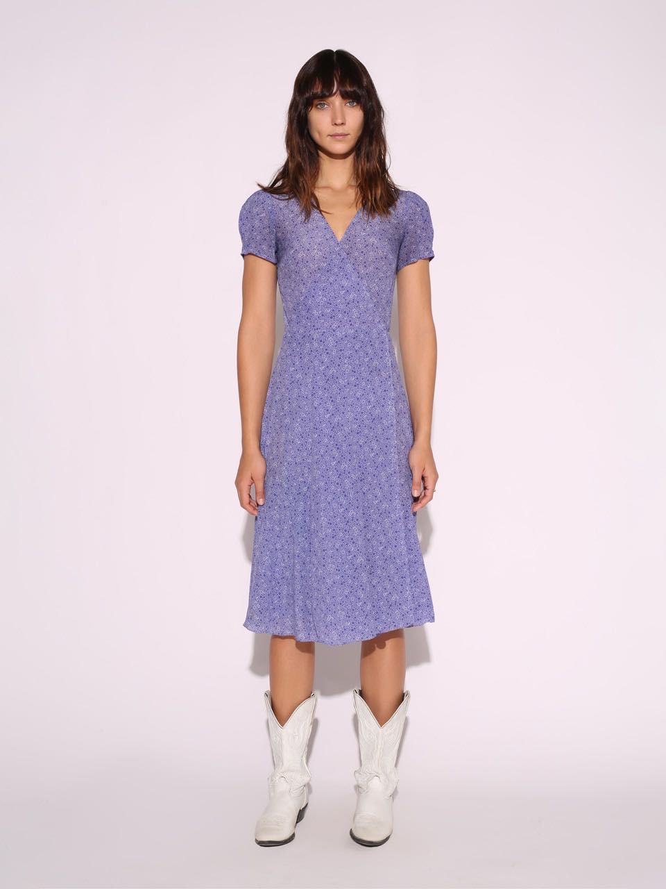 Realisation Par Teale Wrap Dress Purple Haze S UK 8 Women s