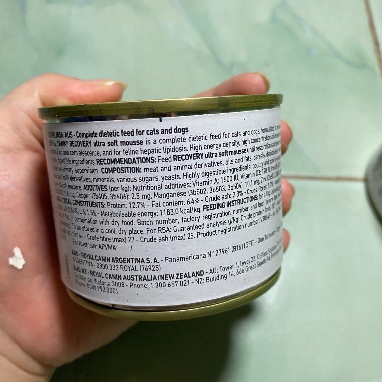 Royal canin outlet recovery ingredients