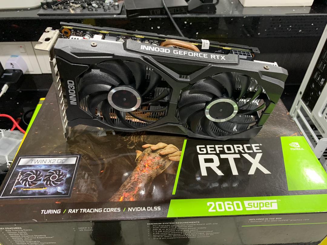 Rtx 2060 super 8gb nvidia inno3d, Computers  Tech, Parts  Accessories,  Computer Parts on Carousell
