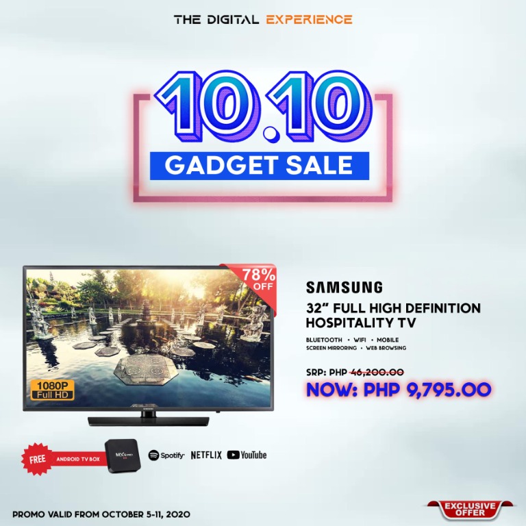 samsung 32 inch smart led htv hotel tv full hd mobile screen mirroring web browsing you tube wireless connection bluetooth 78 off legit