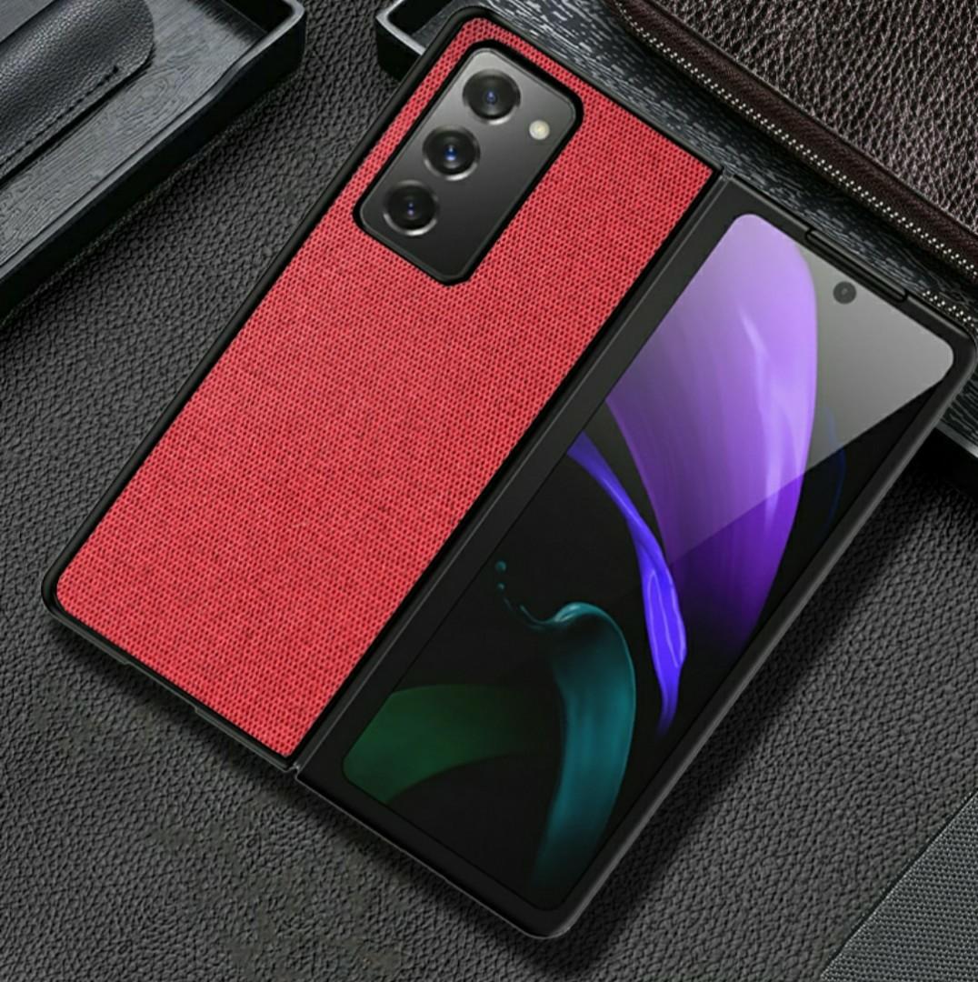 Samsung Z Fold 2 Fold2 5G Ultra Thin Soft Fabric Case, Mobile Phones & Tablets, Mobile & Tablet