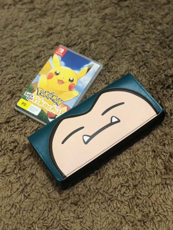 Snorlax Leather Carrying Case for Nintendo Switch Lite, Video Gaming ...
