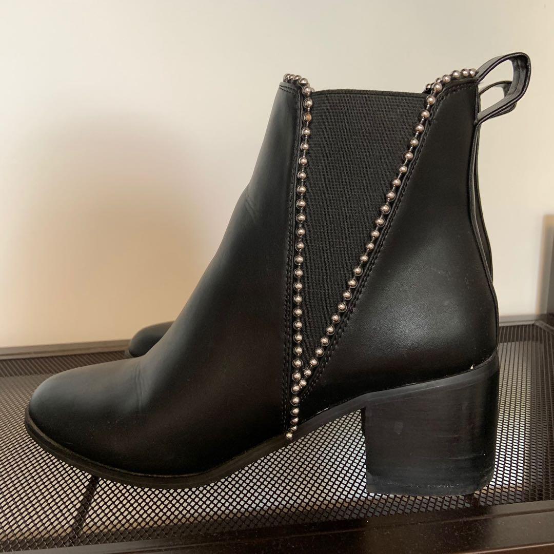 steve madden studded booties