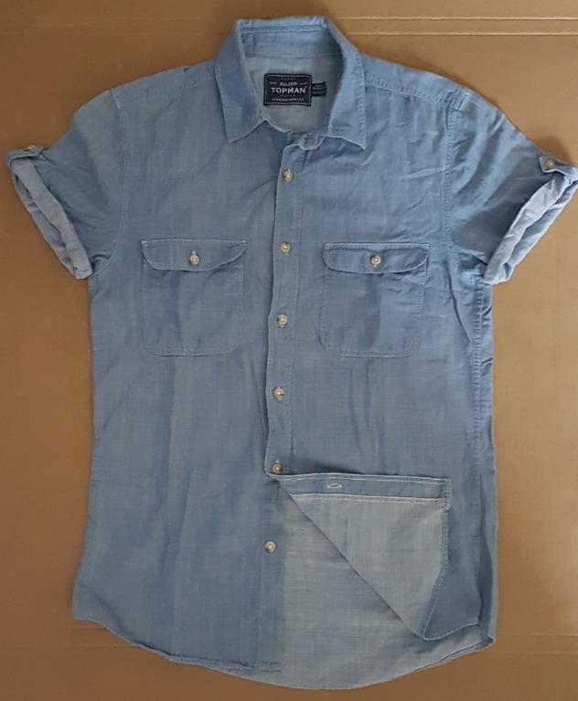 topman denim shirts